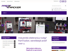 Tablet Screenshot of parttracker.eu